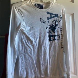 American Eagle outfitters small white and blue